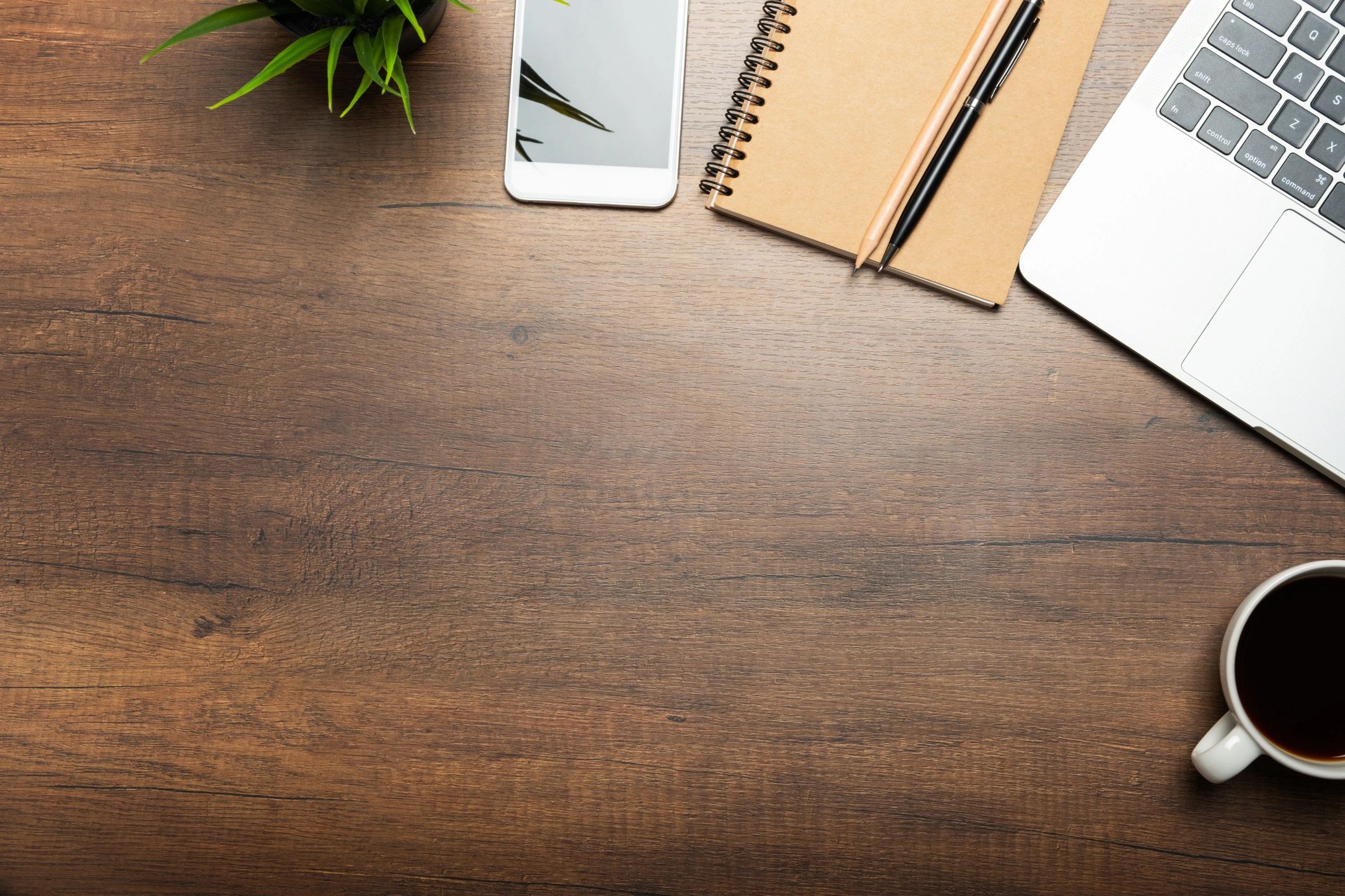 modern stationery workspace with planner