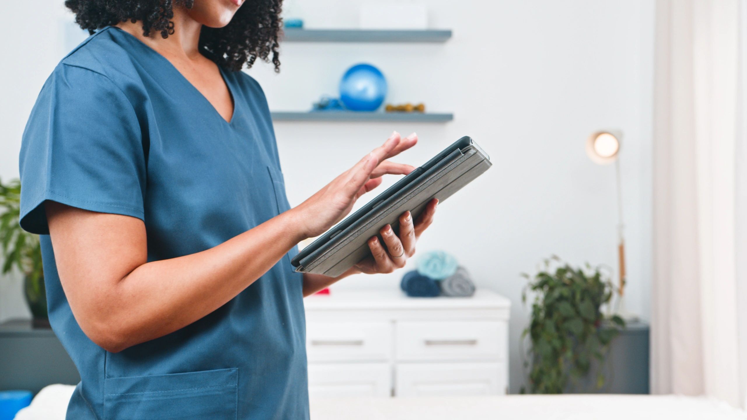 digital planner on tablet